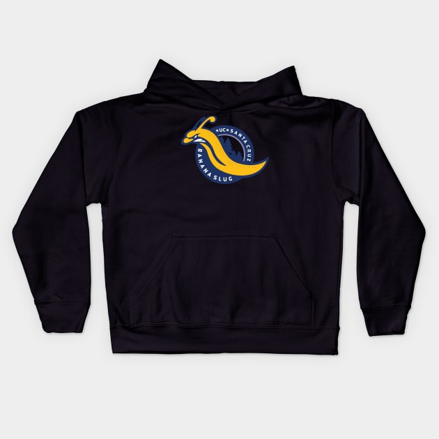 Santa Cruz Banana Slugs Kids Hoodie by Realthereds